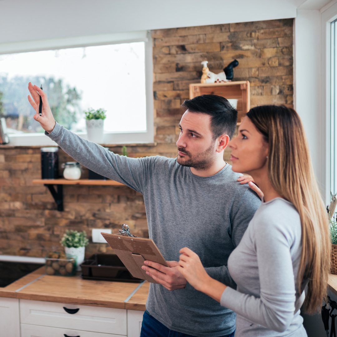 couple thinking about home renovations