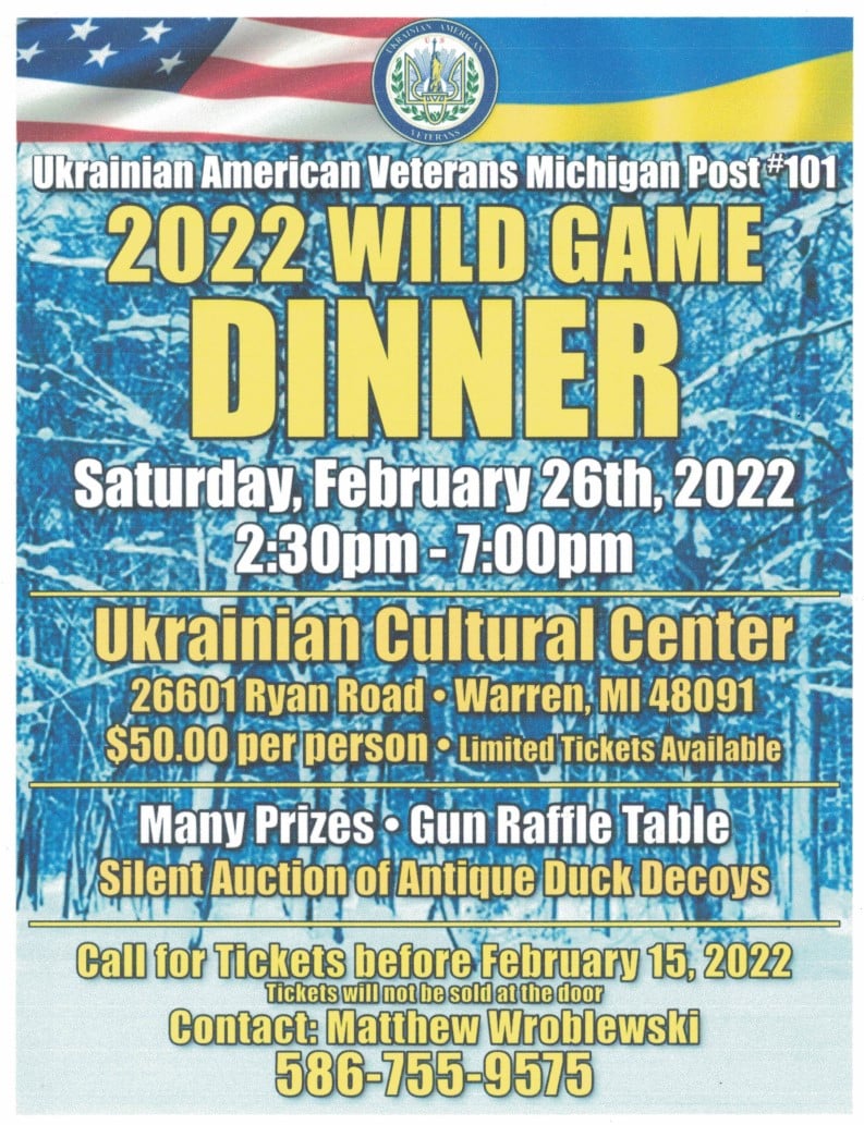 2022 Wild Game Dinner