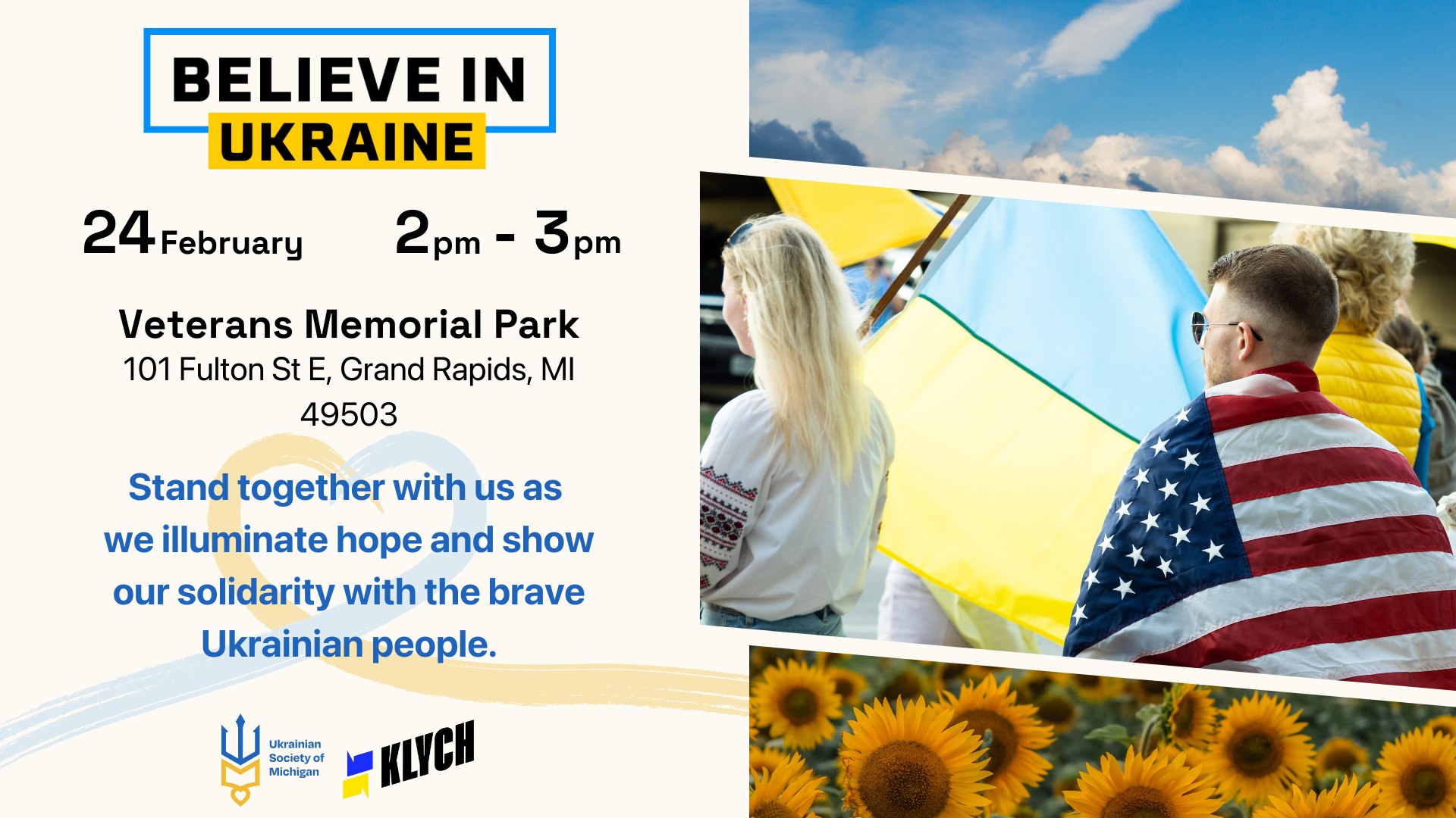 Believe in Ukraine - Event to Commemorate 2 years of Full-Scale Invasion