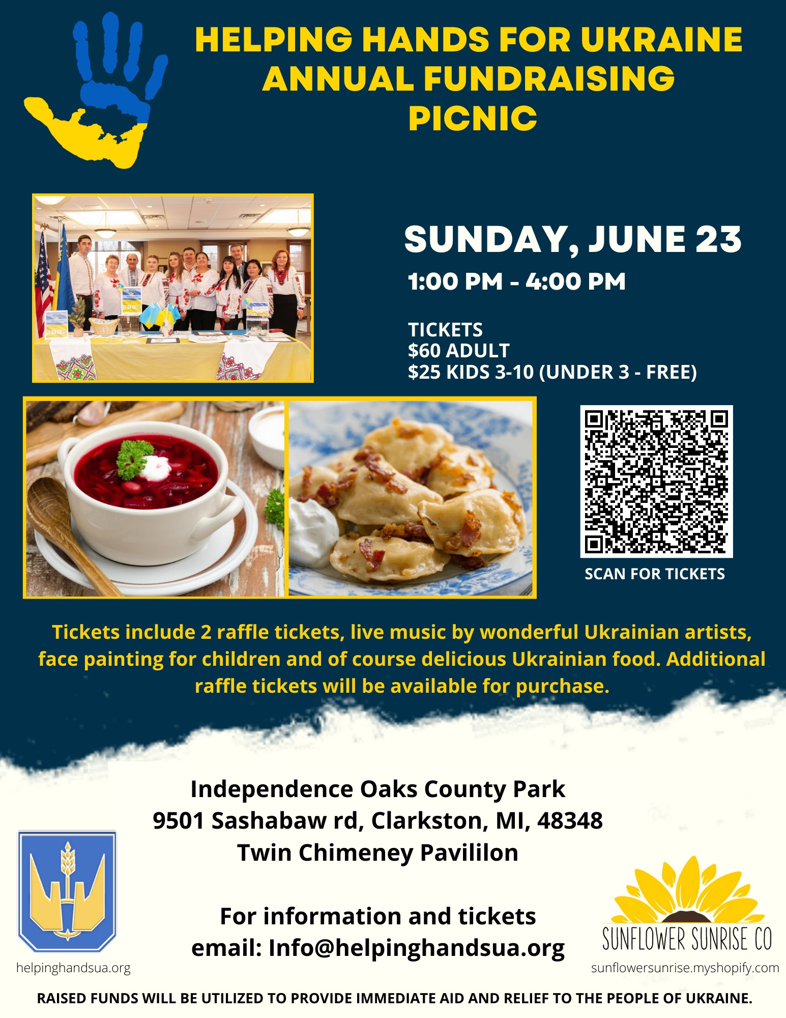 Helping Hands for Ukraine - Annual Fundraising Picnic 