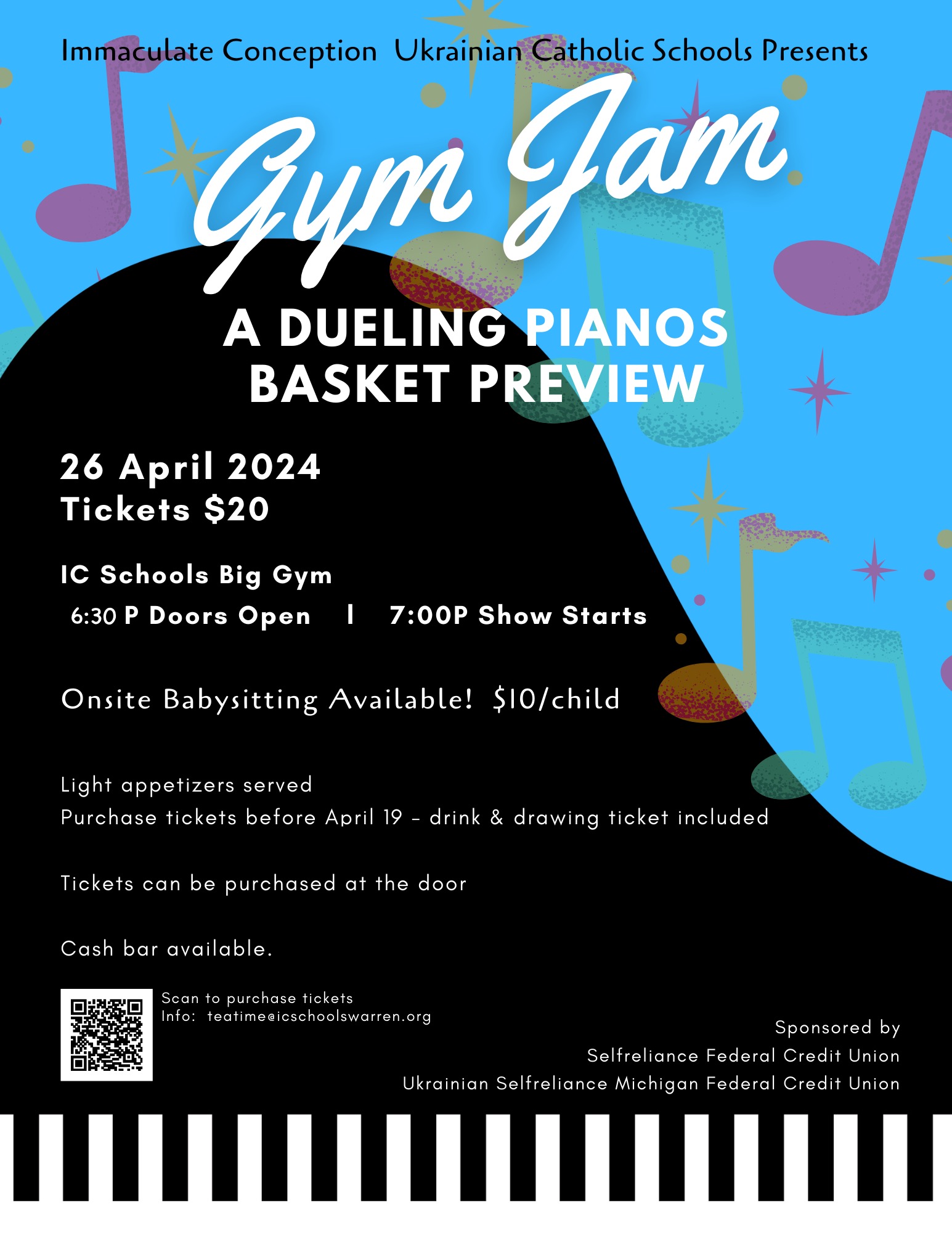 Gym Jam - A Dueling Pianos Basket Preview