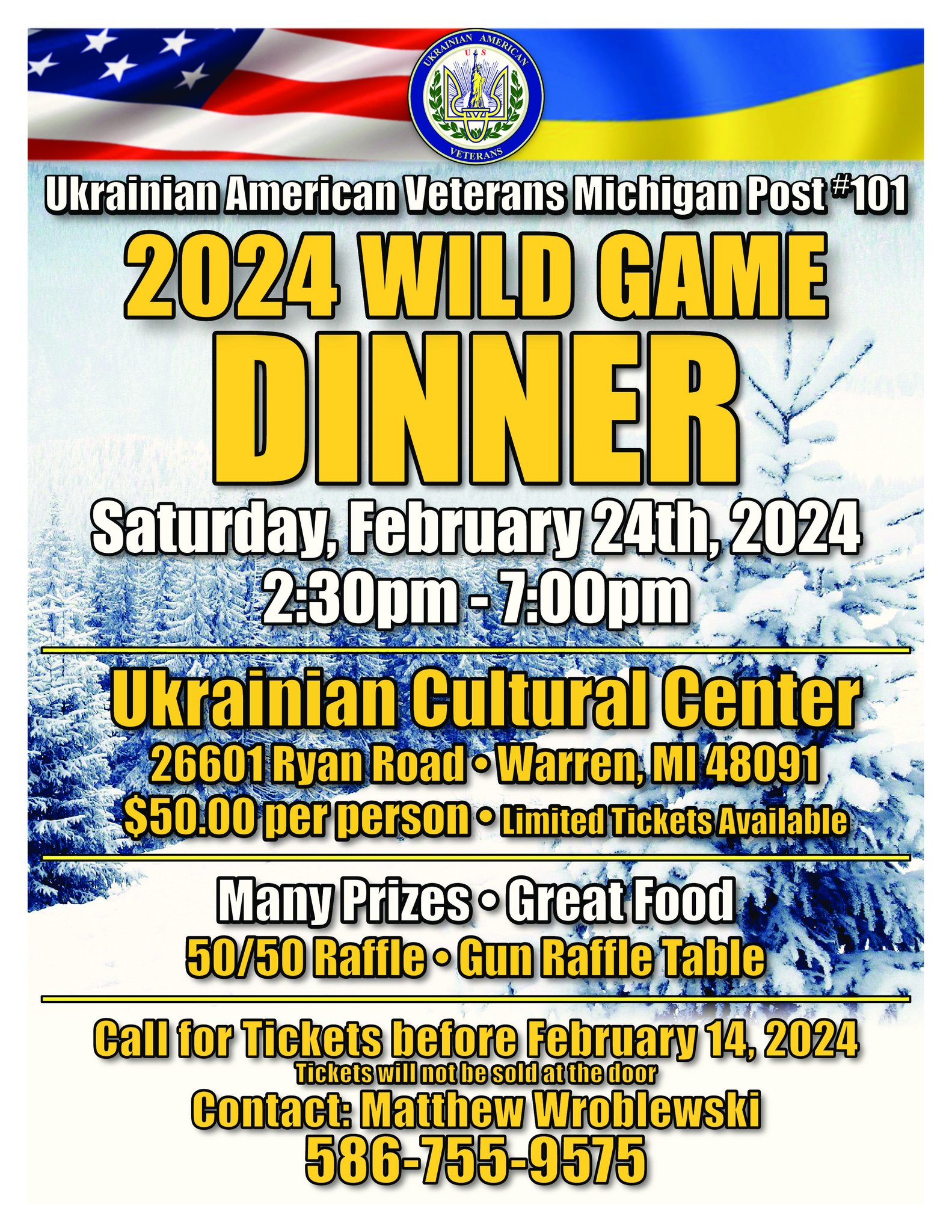 2024 Wild Game Dinner