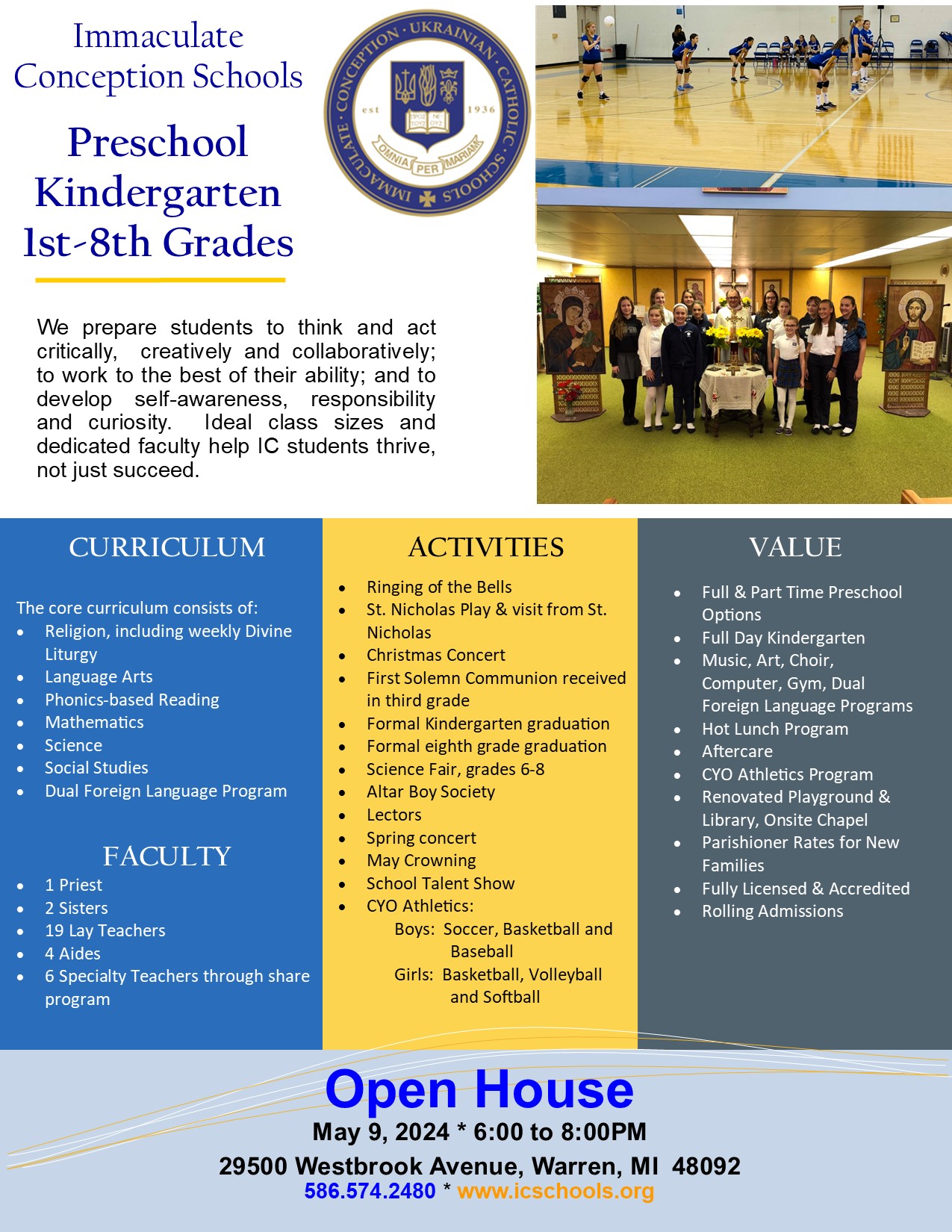 Immaculate Conception Schools - Open House