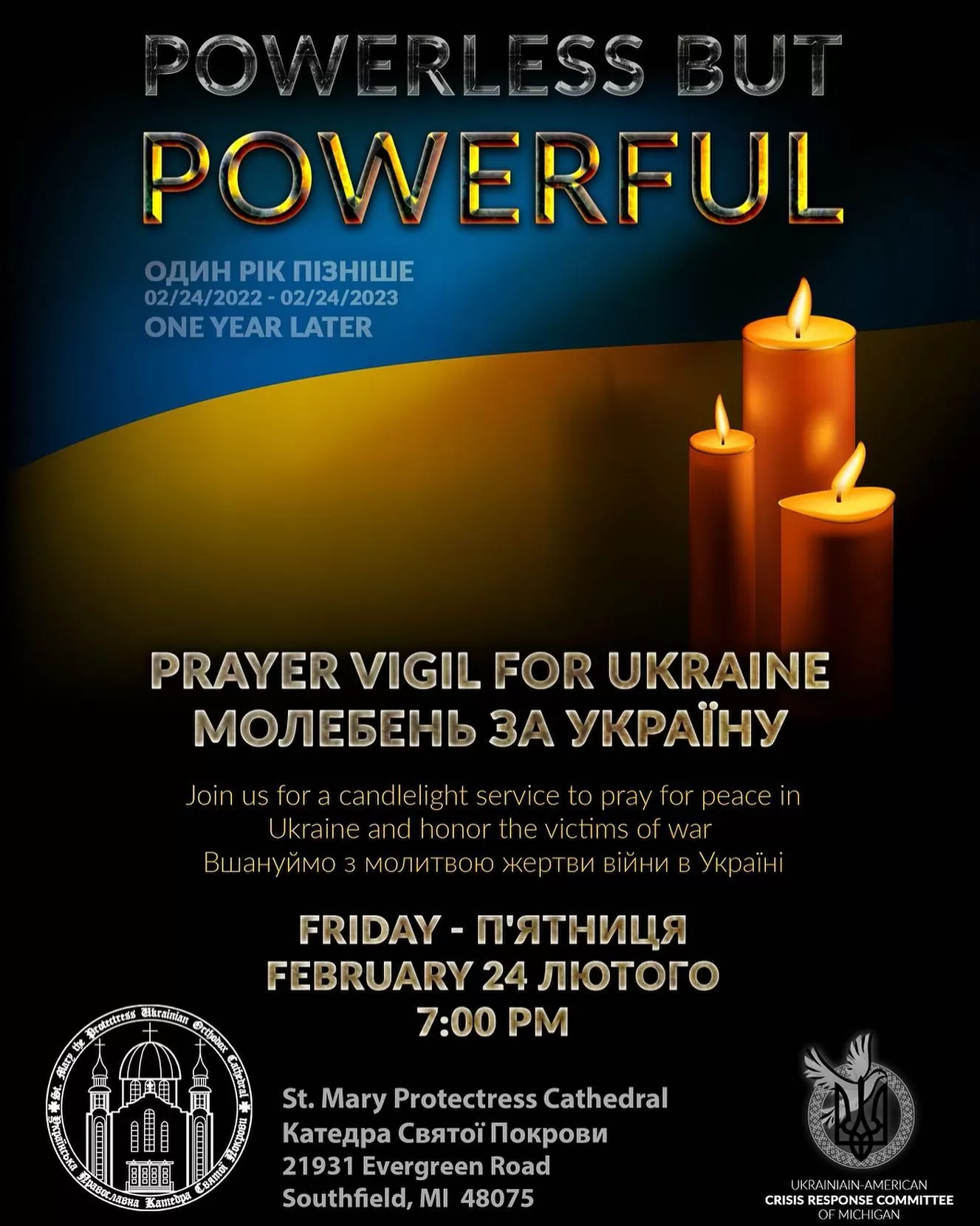 Prayer Vigil for Ukraine