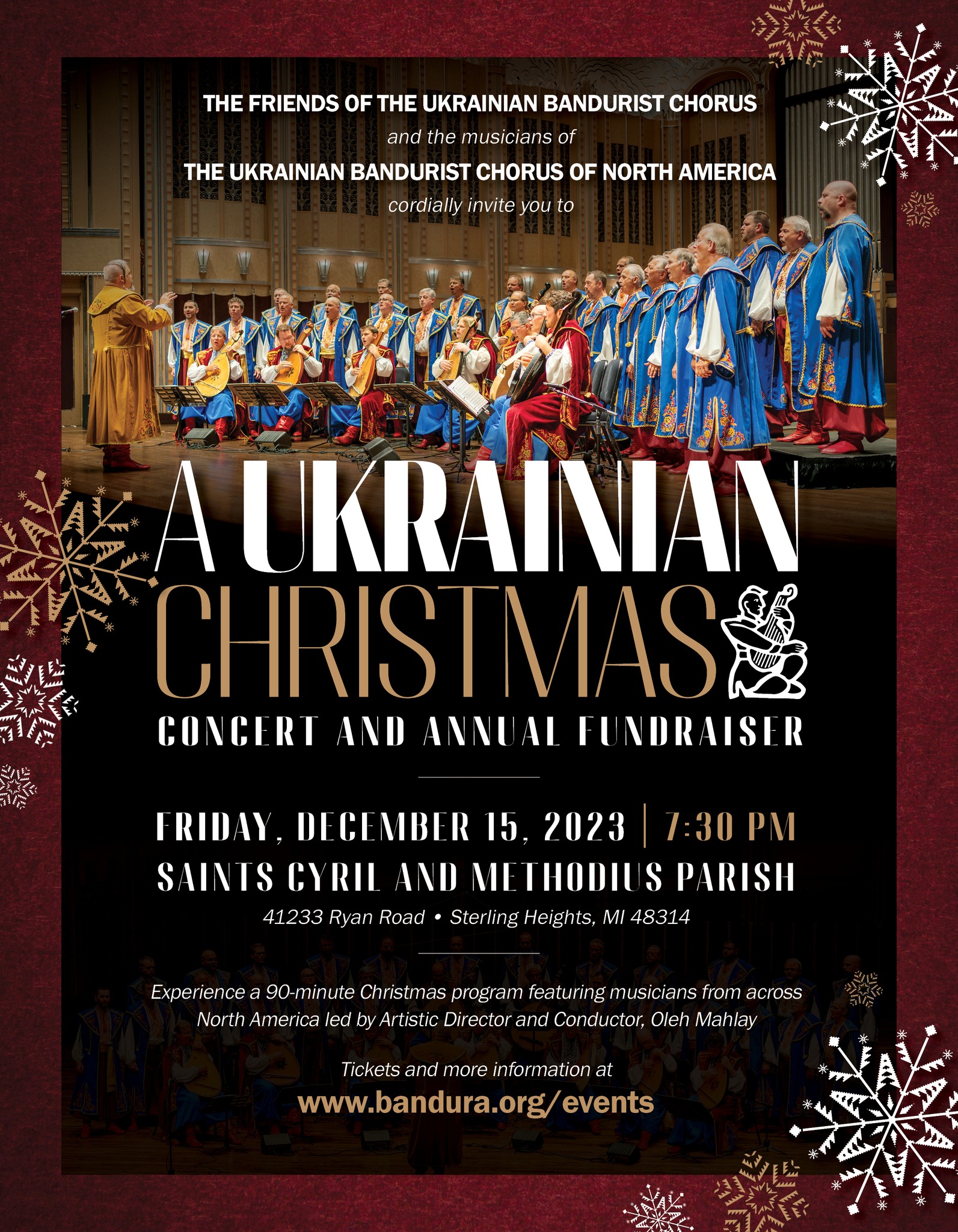 A Ukrainian Christmas Concert and Annual Fundraiser