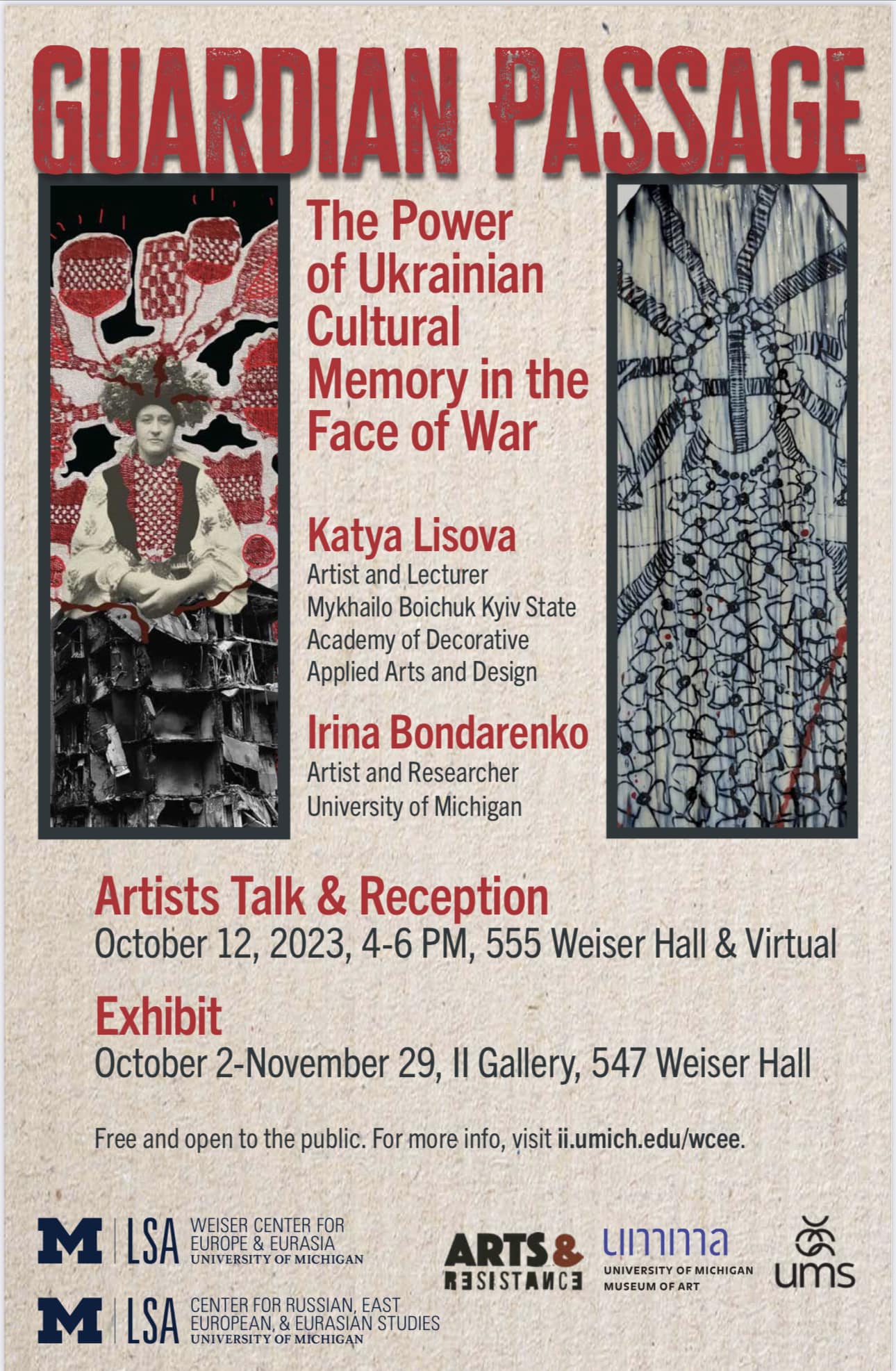 Exhibit "The Power of Ukrainian Cultural Memory in the Face of War"