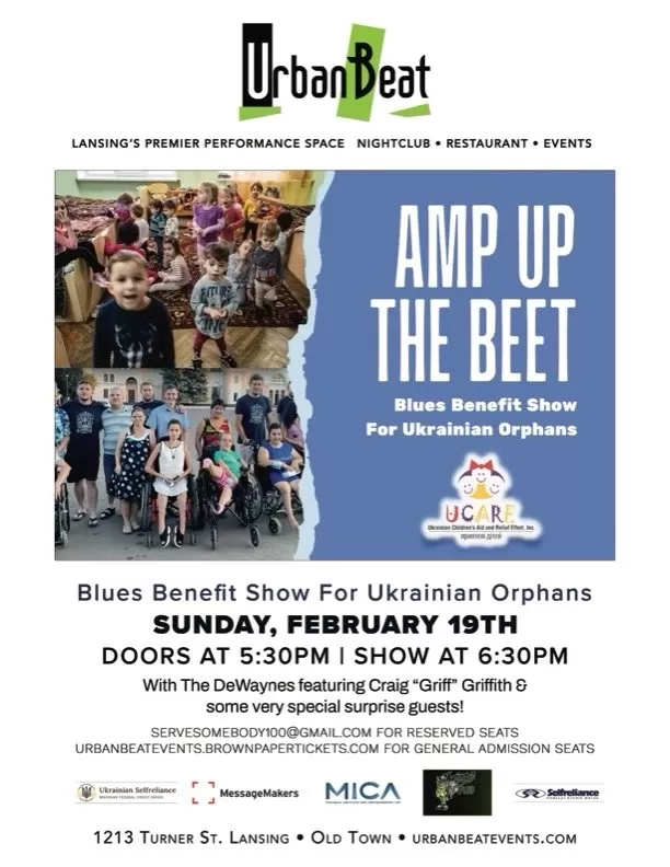 AMP UP THHE BEET- Blues Benefit Show For Ukrainian Orphans