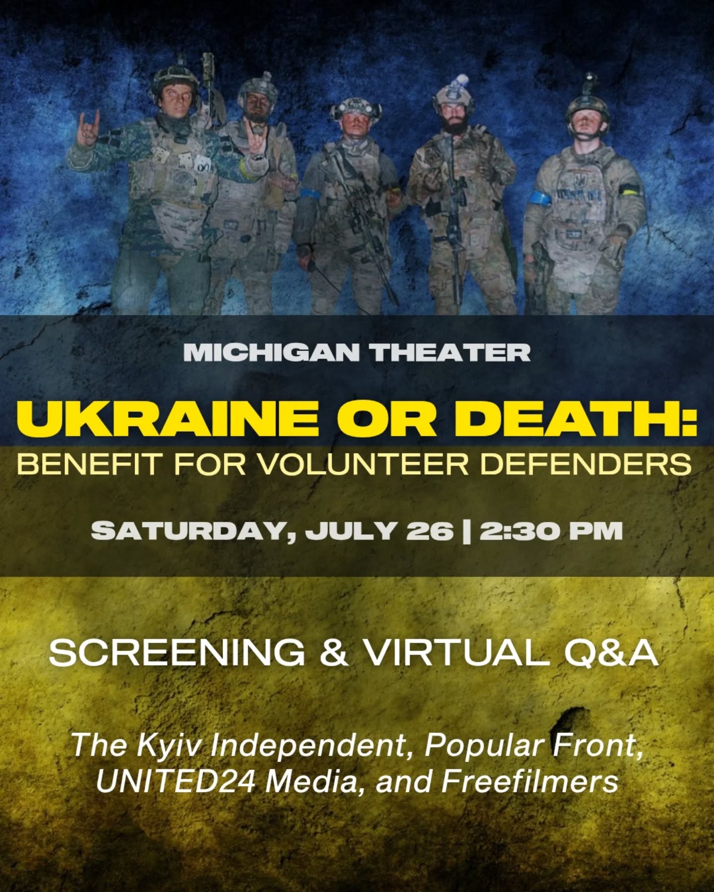 Ukraine or Death: Benefit for Volunteer Defenders