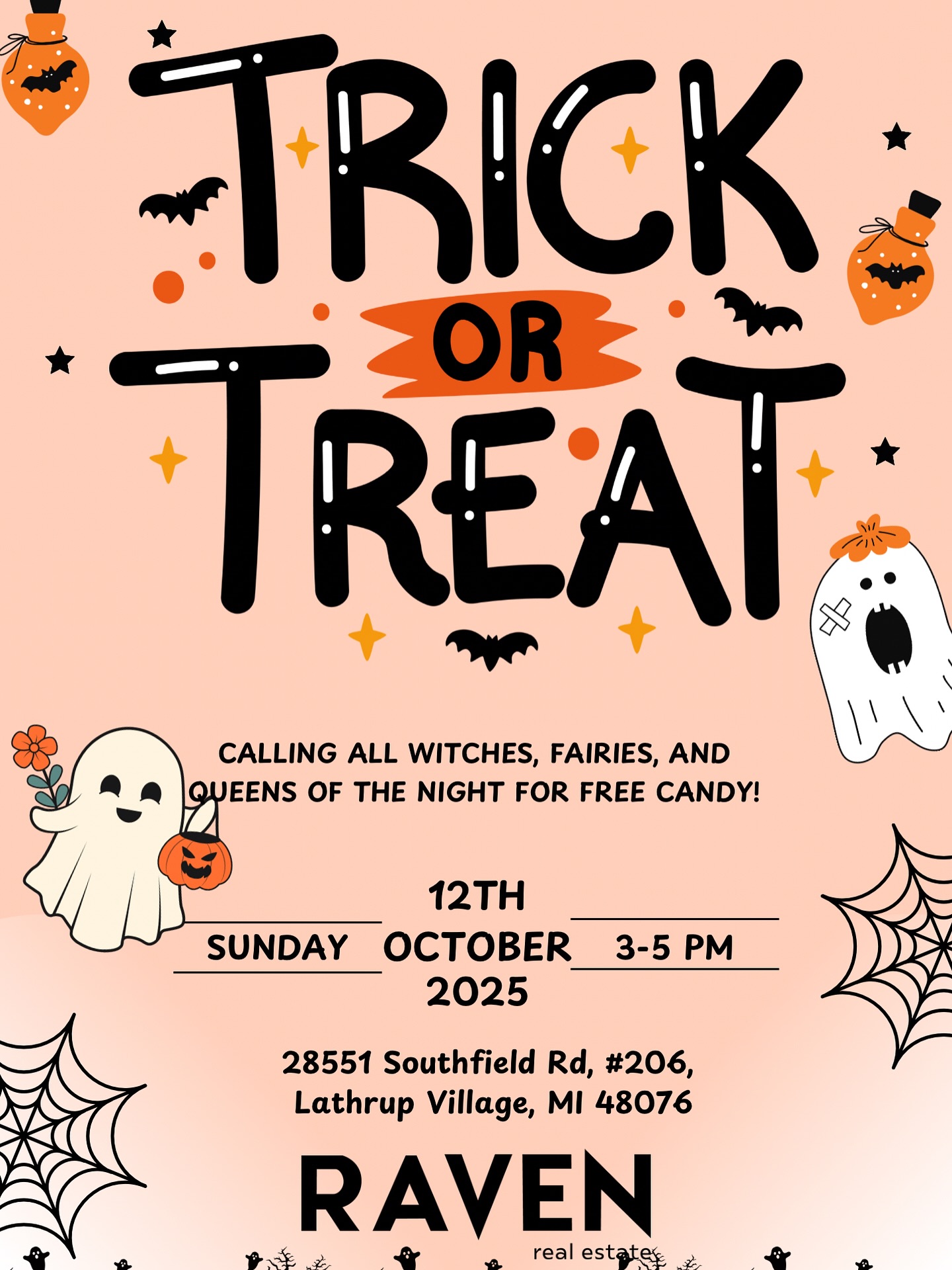 Trick or Treat - Halloween-зупинка в Raven Real Estate!