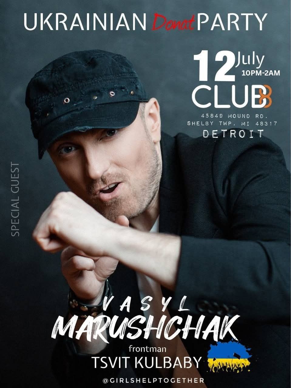 Ukrainian Donat Party with the special guest Vasyl Marushchak