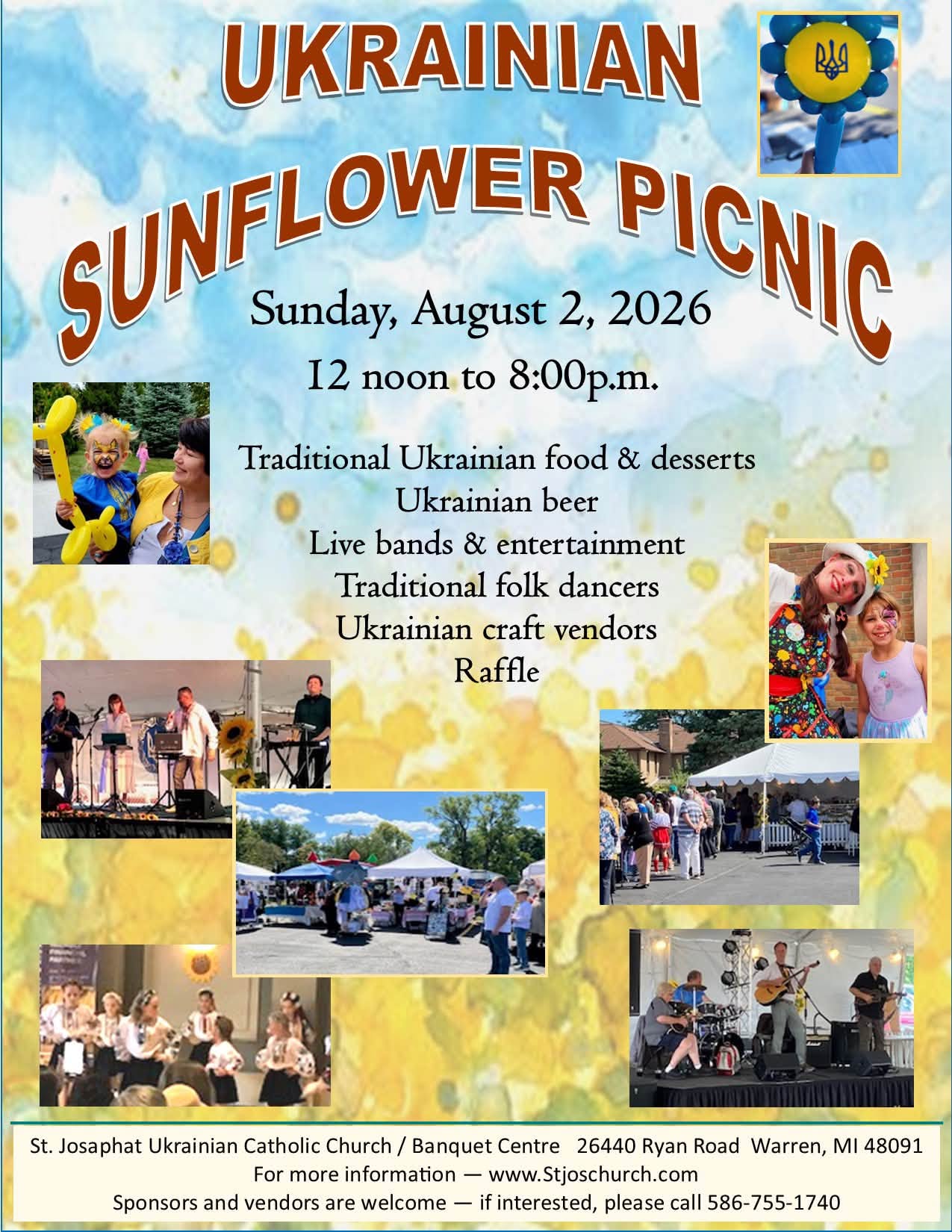 Ukrainian Sunflower Picnic