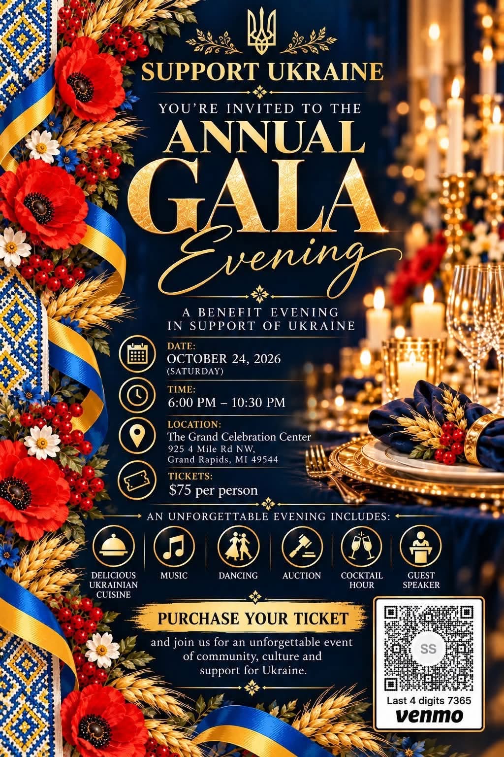 A benefit evening in support of Ukraine